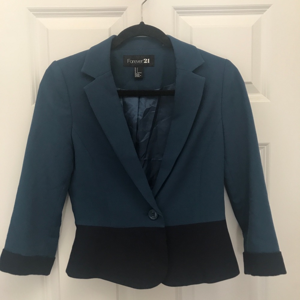 Color Block Blazer